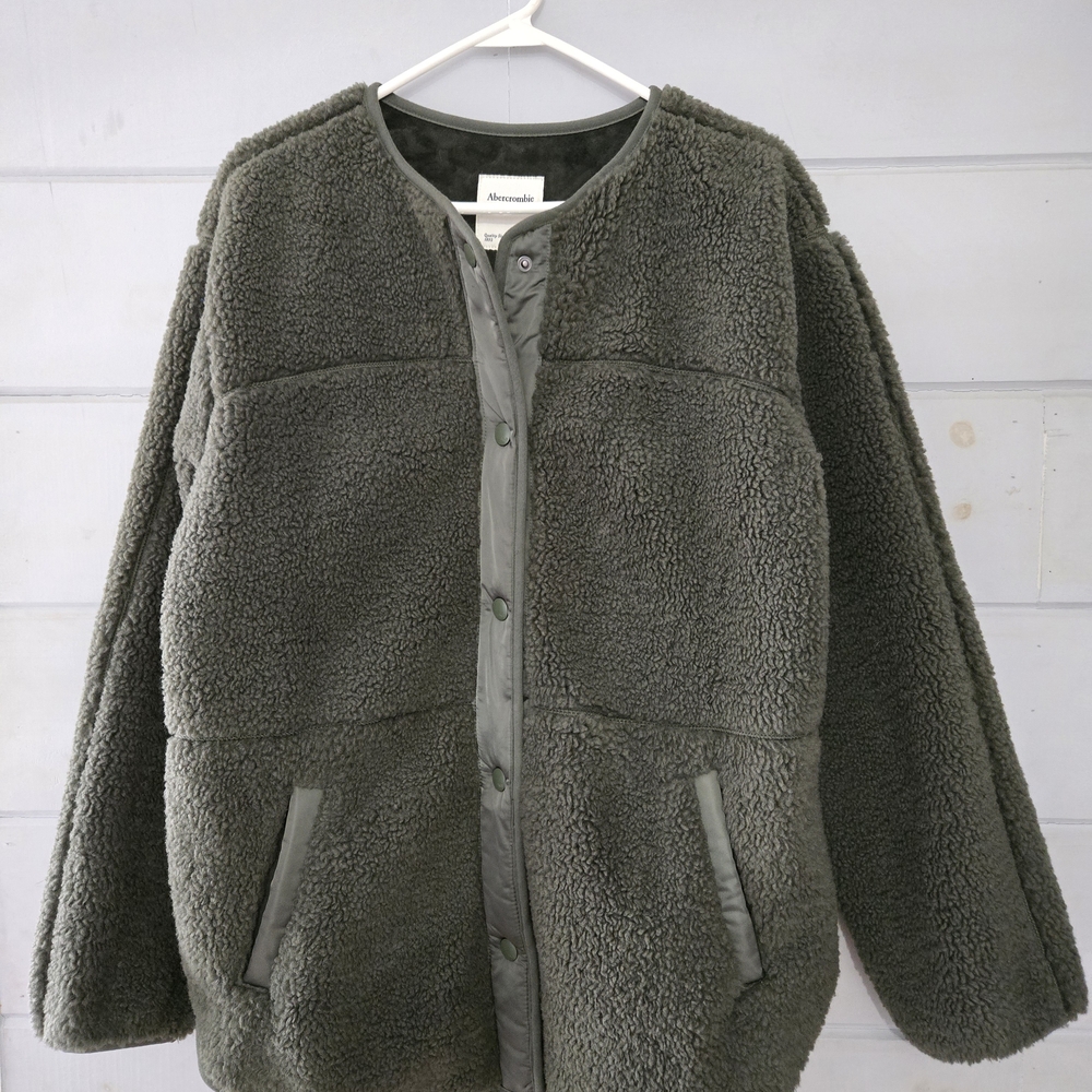 Abercrombie & Fitch Sherpa Fleece Jacket